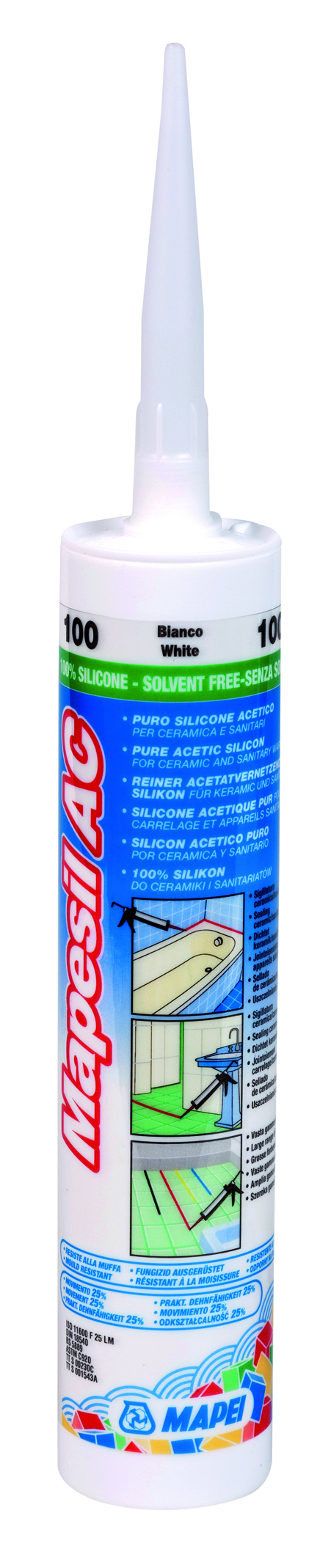 Mapei 310ml Silicone 113 Cement Grey Hevey Building Supplies